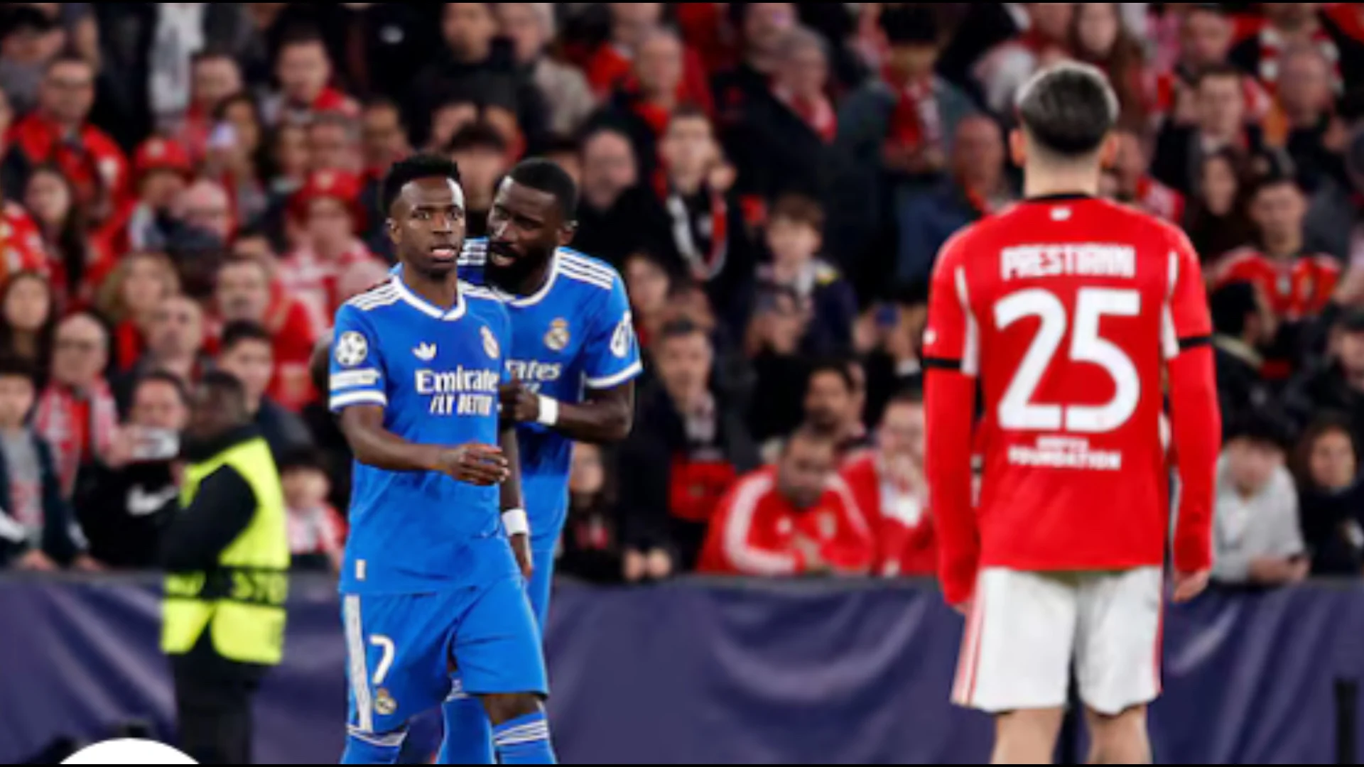 Benfica vepron me  grusht të hekurt  pas çështjes Prestianni  pezullon 5 tifozë