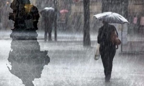 Reshjet e shiut prezente  si do vijojnë temperaturat përgjatë ditës