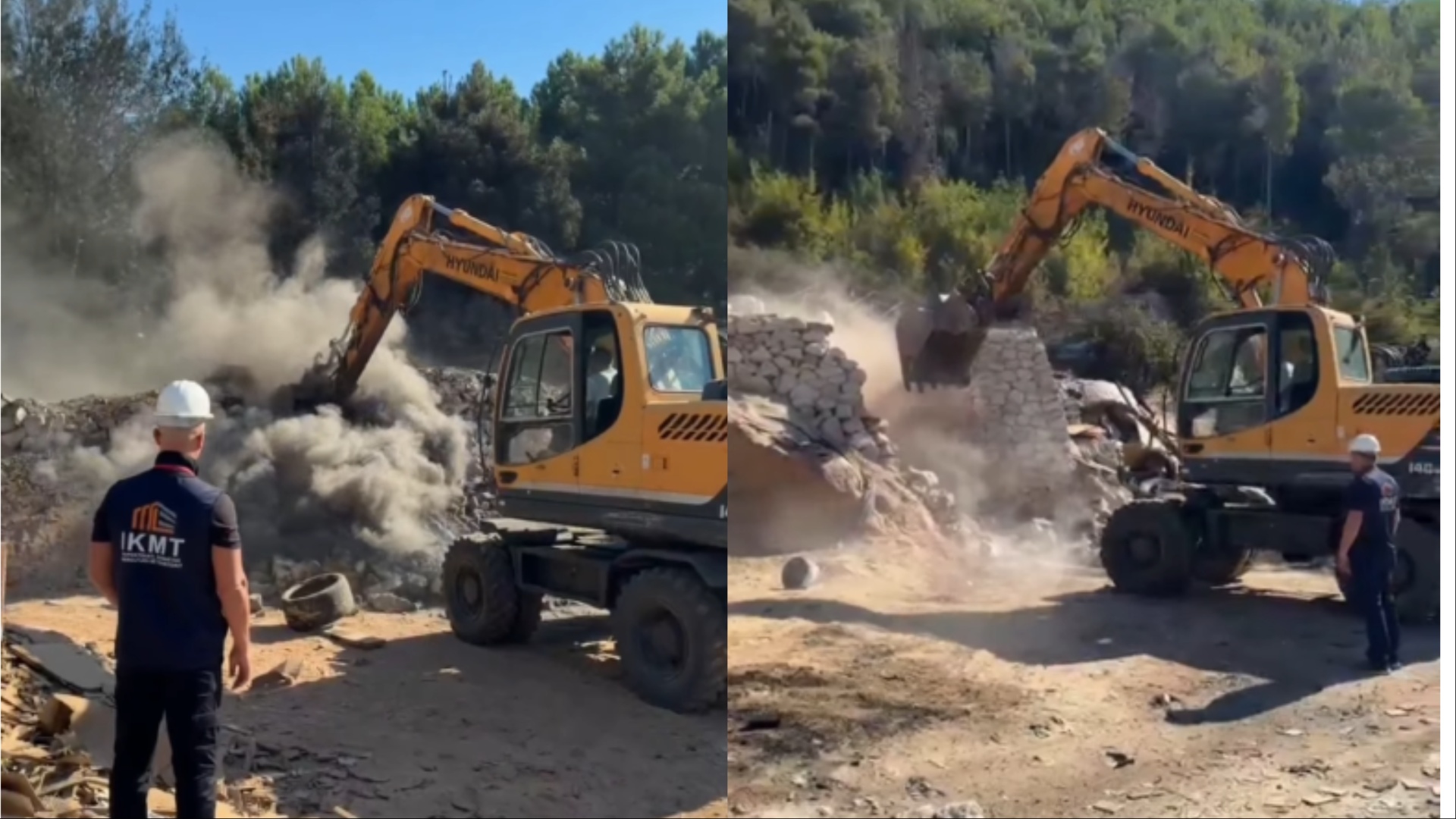 Digjeshin goma dhe plastikë  IKMT shemb tre furra artizanale në Krujë