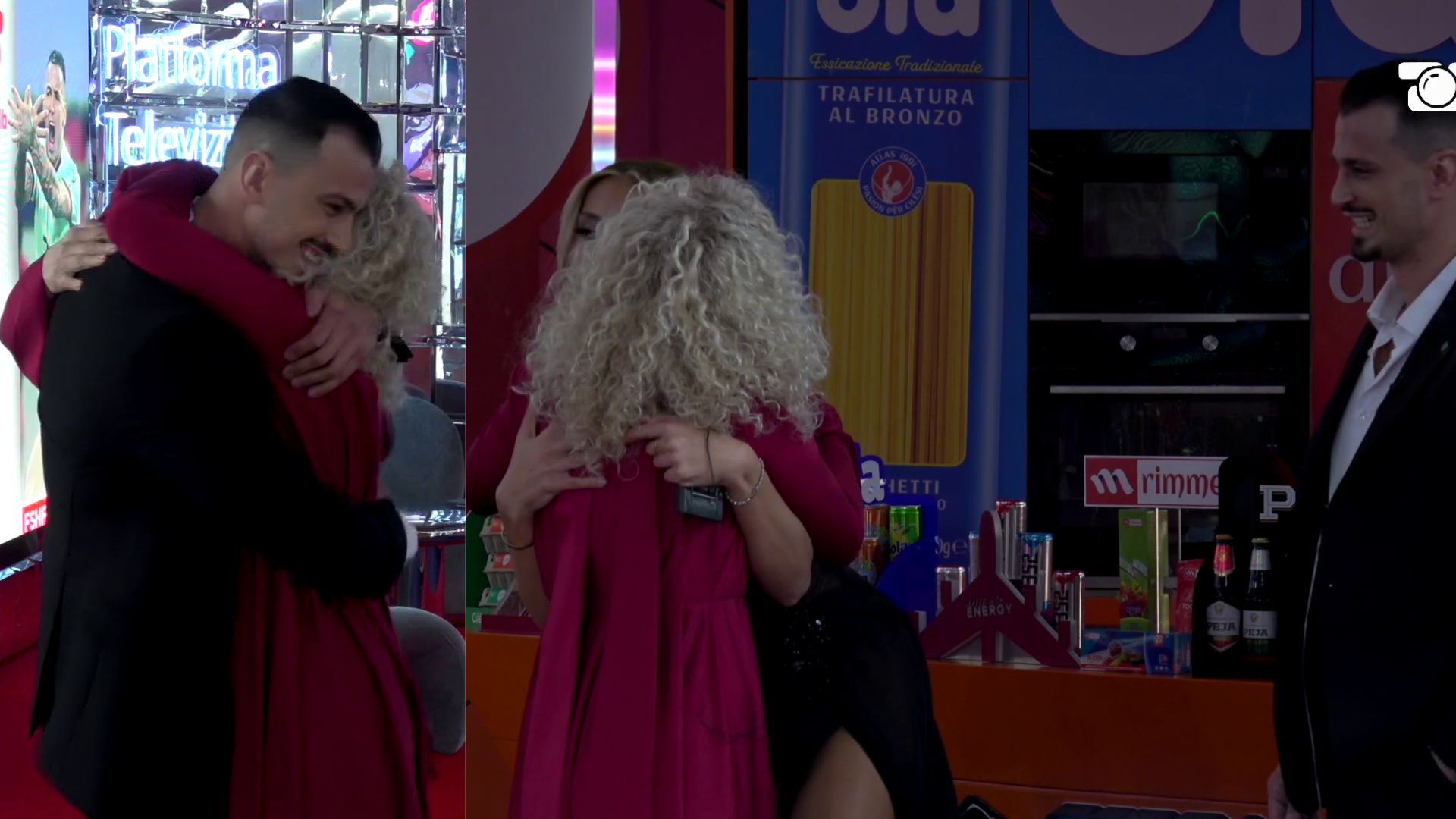 Emocione në studio  Mateo surprizohet nga mamaja e tij  takon edhe Brikenën  Duken shumë bukur bashkë  tani   