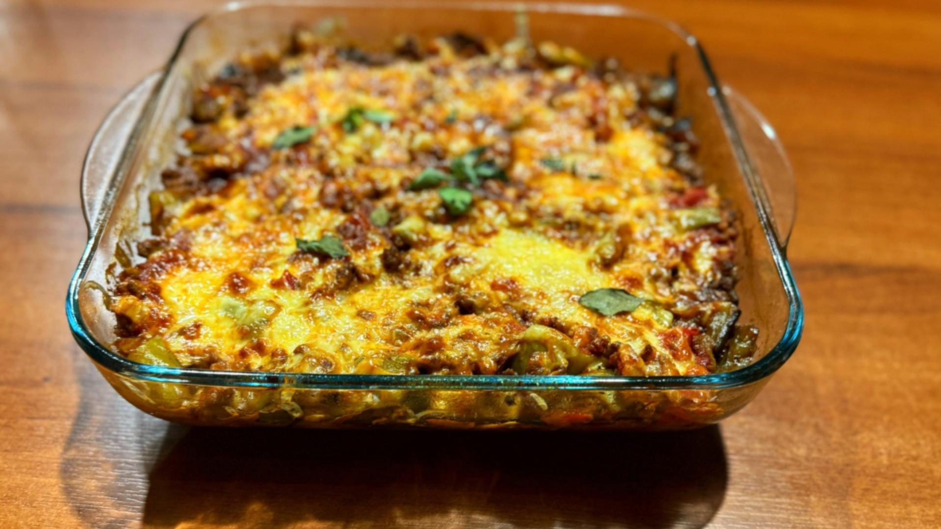 Baked eggplant with minced meat