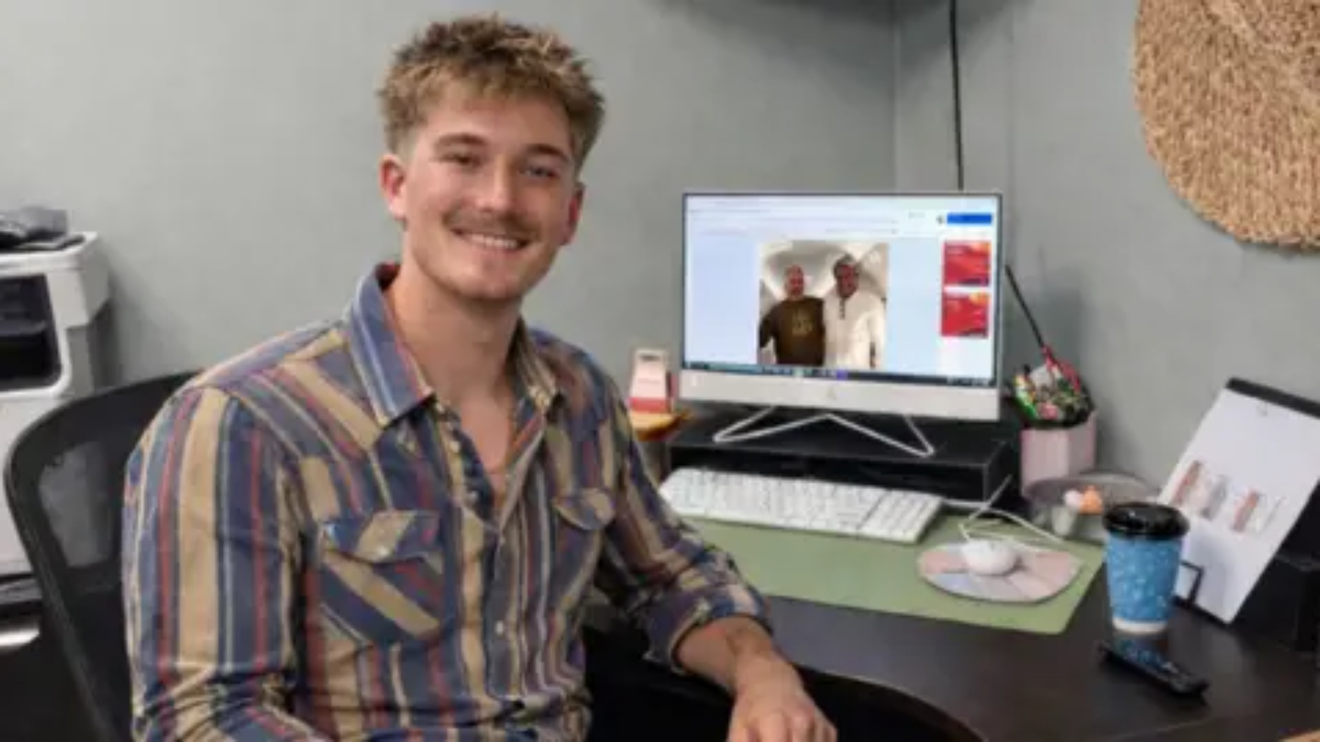 He describes himself as Donald Trump's man/the 19-year-old who spends hours reviewing the infamous PEDOPHILE Epstein's files!