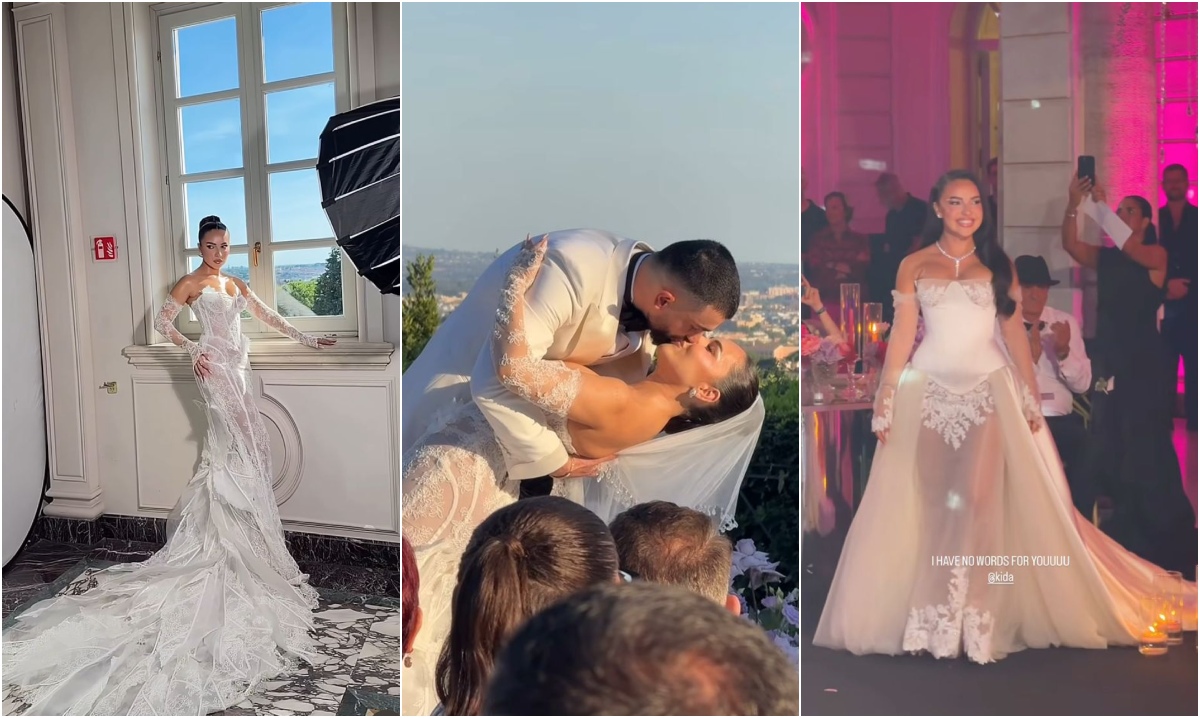 FOTO Nga propozimi te altari  Kida martohet në një ceremoni të veçantë në Romë  Momentet kulminante të dasmës luksoze   