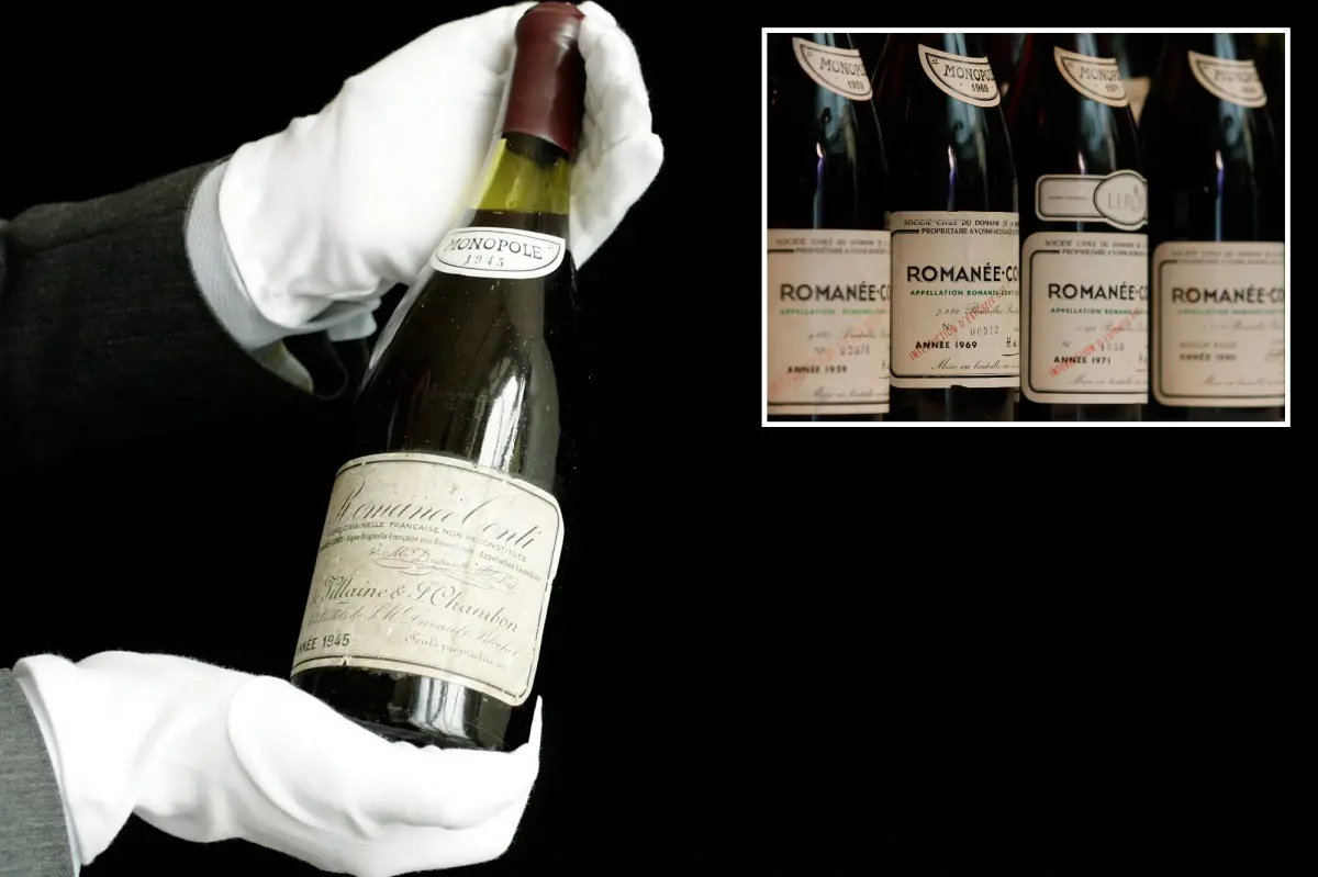Produced between the two world wars, the rare wine bottle sells for a 'crazy' figure!