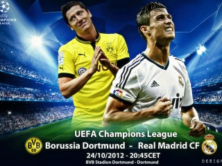 Ronaldo dhe Levandovski para Burusia Dortmund Real Madrid