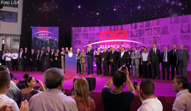 KONVENTA E PS - Kryetari i PS Edi Rama dhe kryetaret e partive te tjera