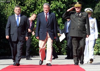 Arben Imami Sali Berisha & Shefi i Shtabit te Pergjithshem te Ushtrise