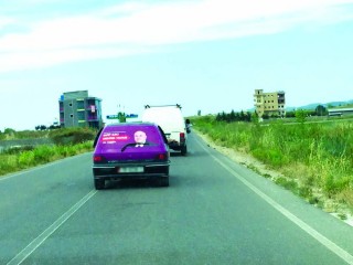 Reklame elektrorale ne autostrade