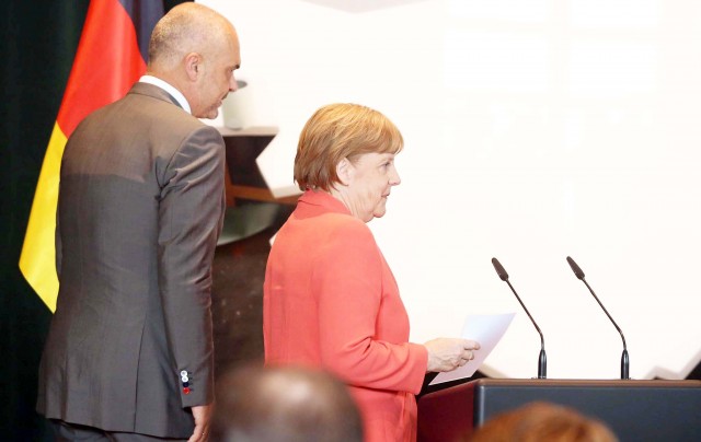 Edi Rama & Angela Merkel